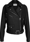 Calvin Klein CLASSIC FAUX LEATHER, BEH Siyah Kadın Deri Ceket