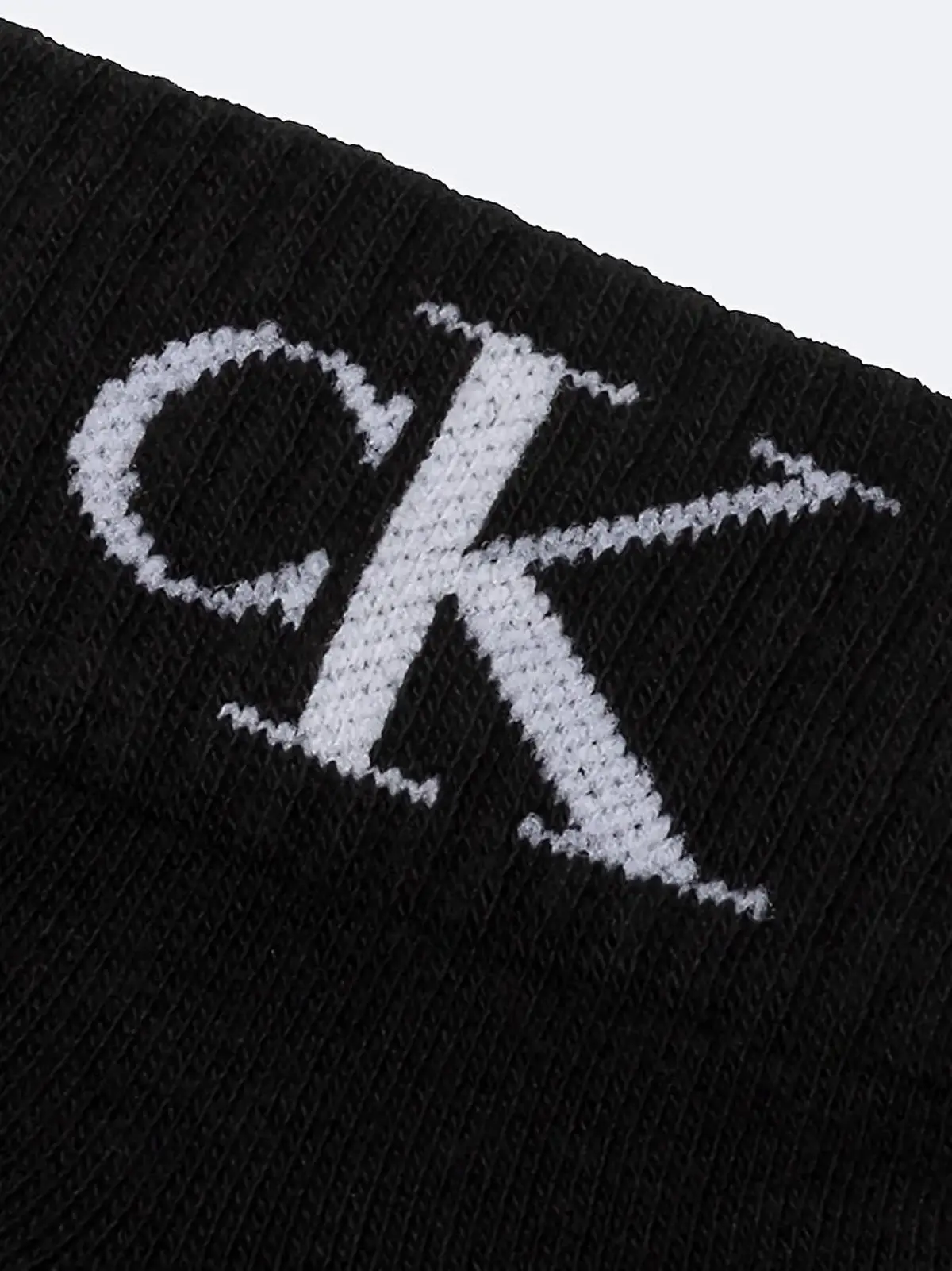 Calvin Klein CKJ WOMEN QUARTER 2P MONOGRAM Kadın Siyah Çorap