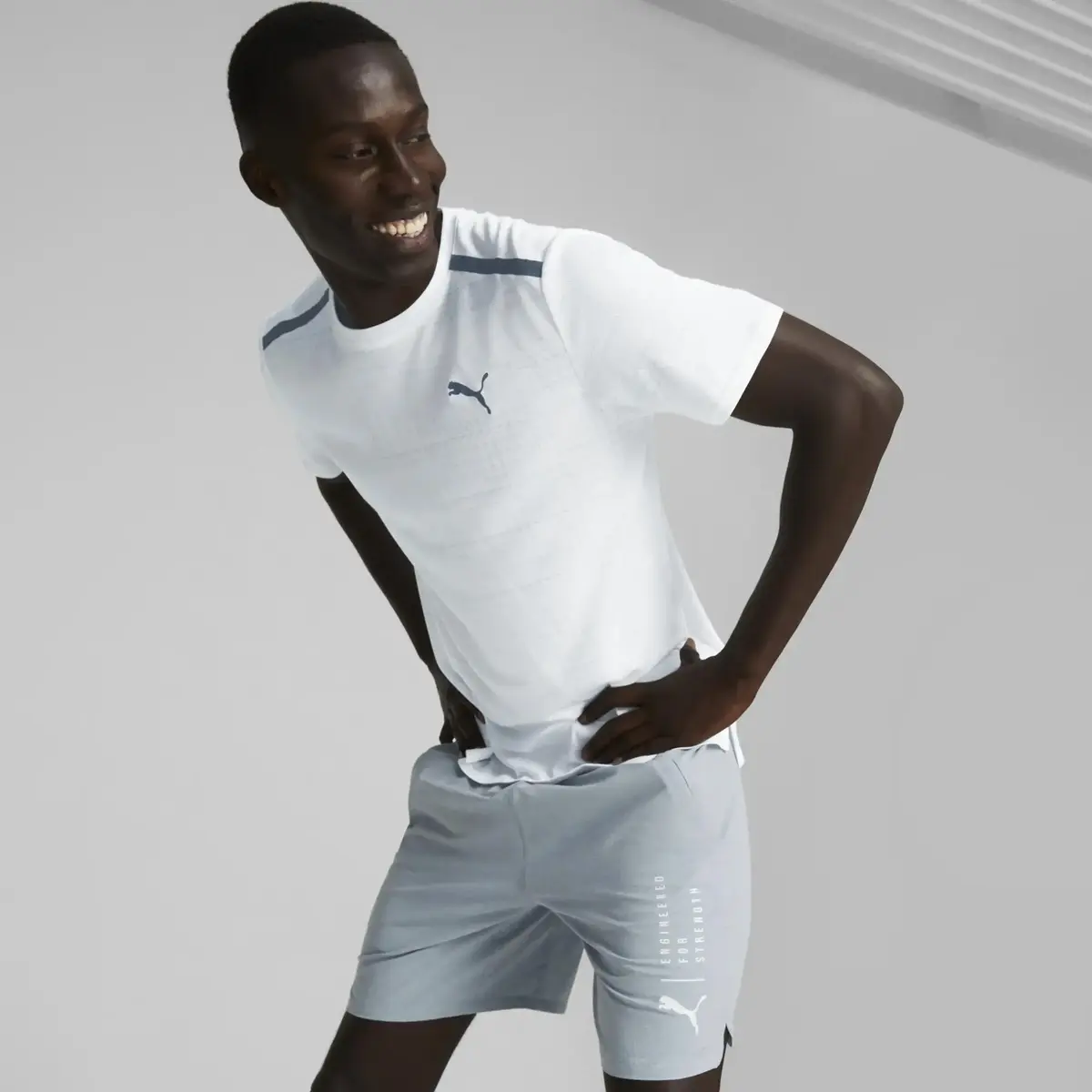 Puma Traın Jacquard Ss Tee Beyaz Erkek Koşu Ve Performans T-Shirt