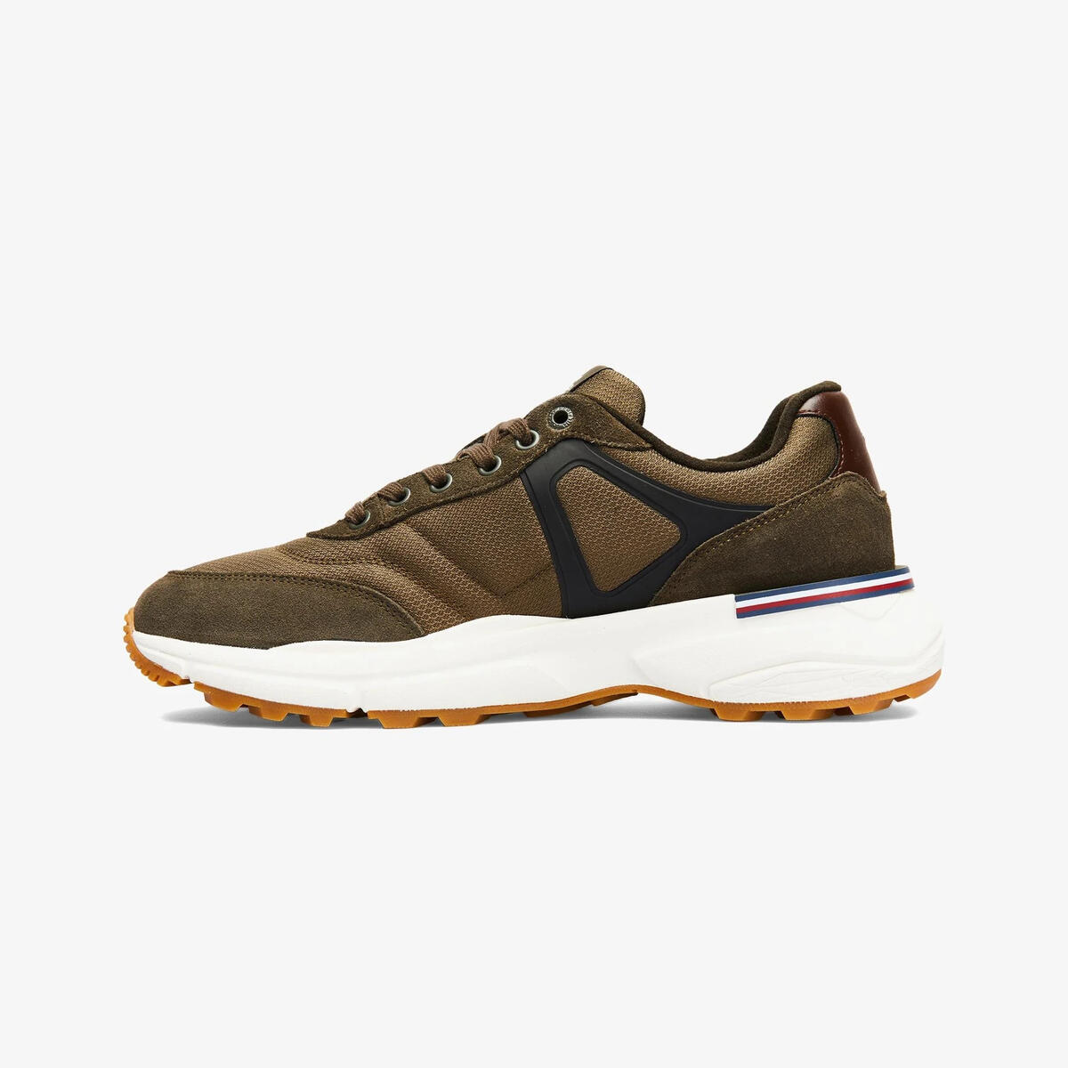 Tommy Hilfiger M RUNNER CORDURA MIX, RBN Haki Erkek Spor Ayakkabı