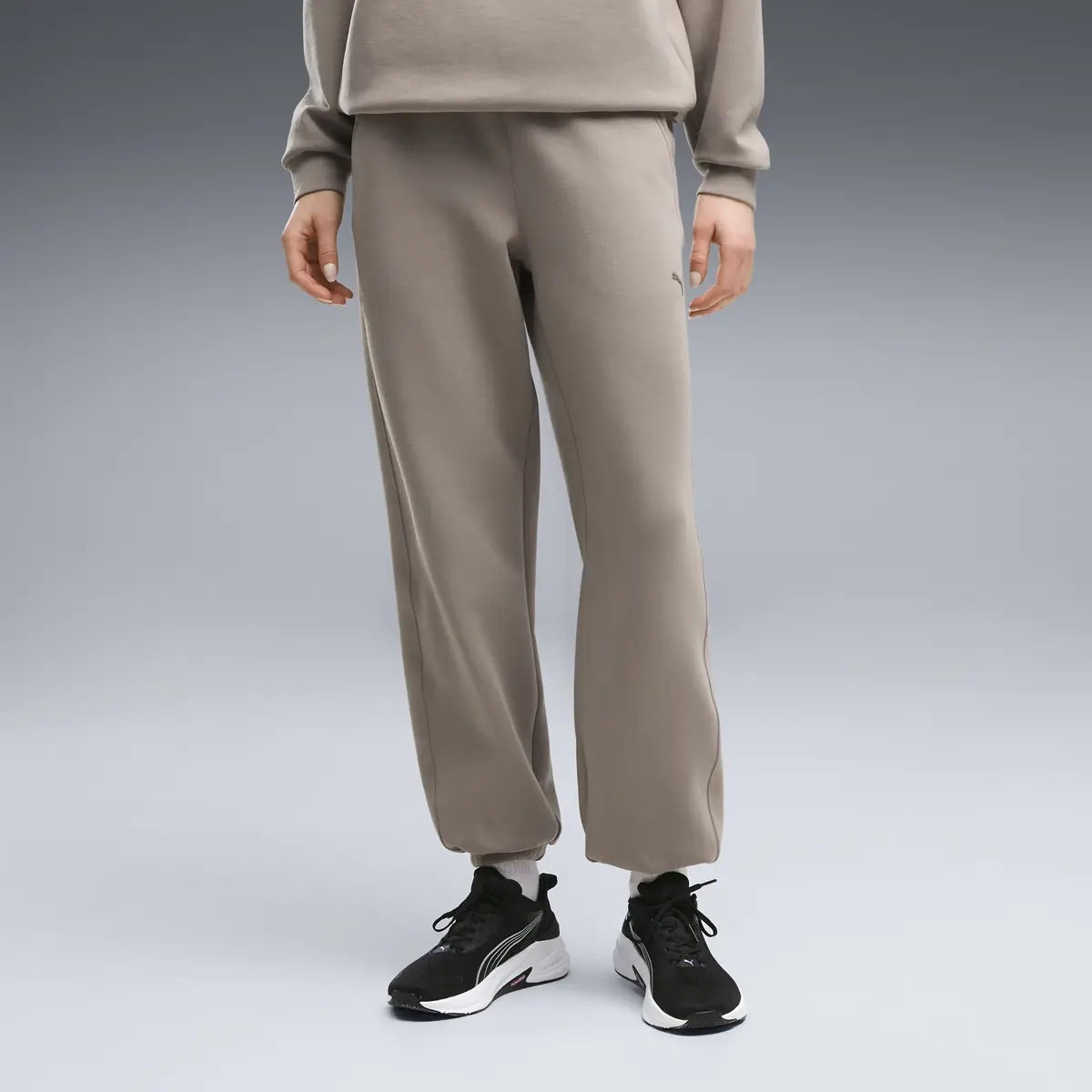 Puma W CLOUDSPUN JOGGER Kahverengi Kadın Eşofman Altı
