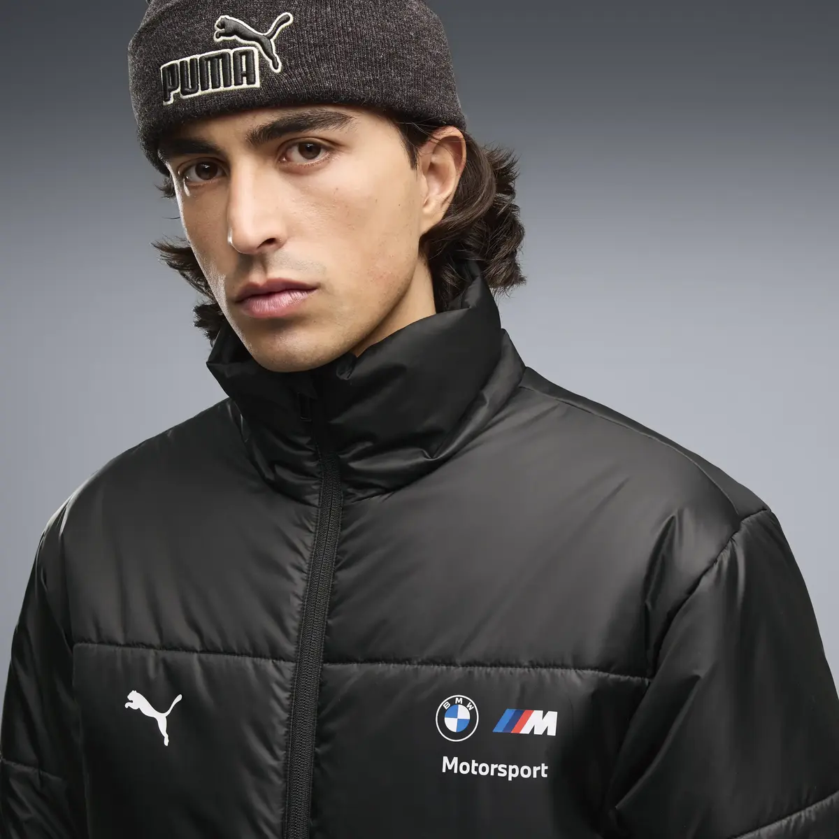 PUMA BMW MMS Ess Padded jacket Siyah Erkek Mont