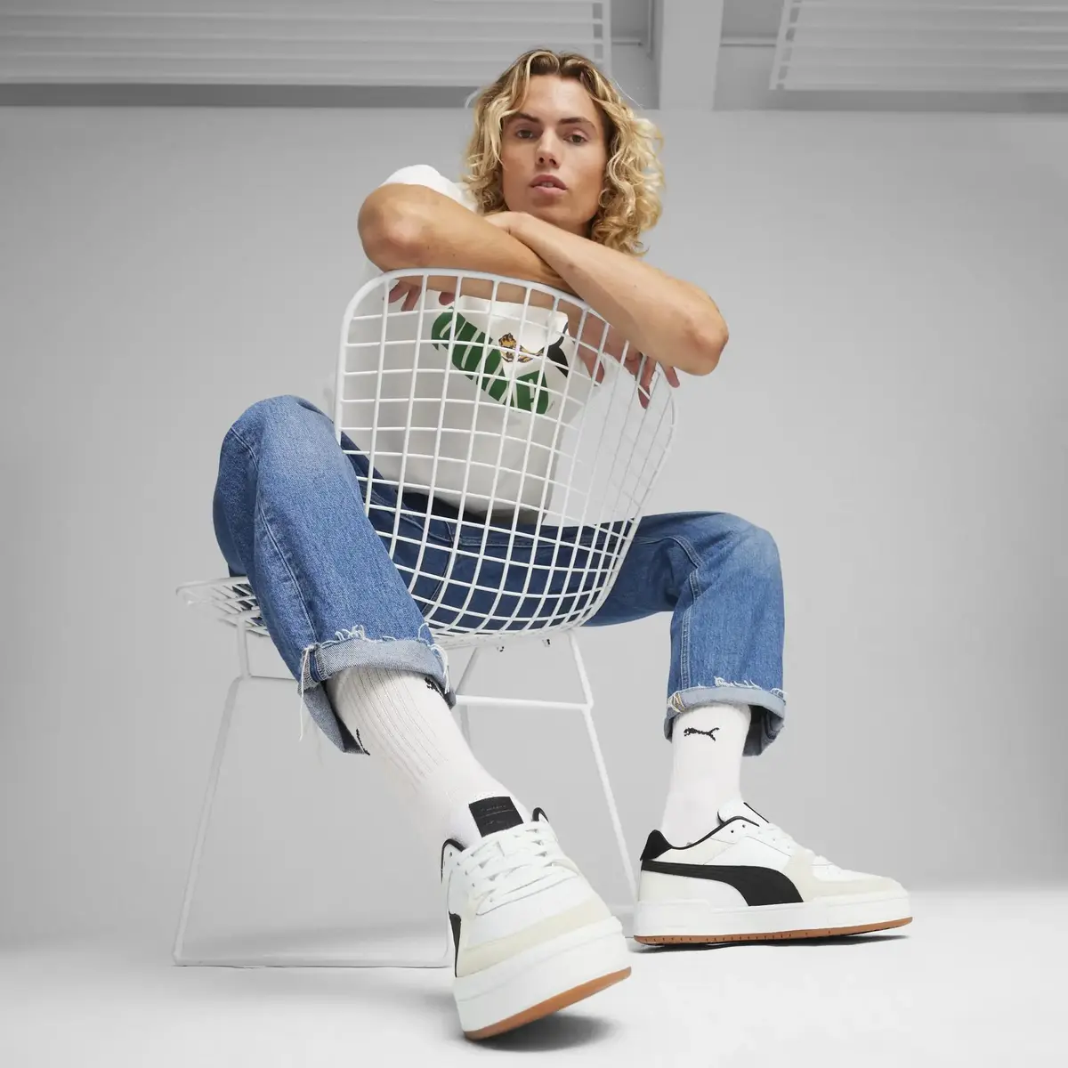 PUMA CA Pro Gum Beyaz Unisex Günlük Spor Ayakkabı