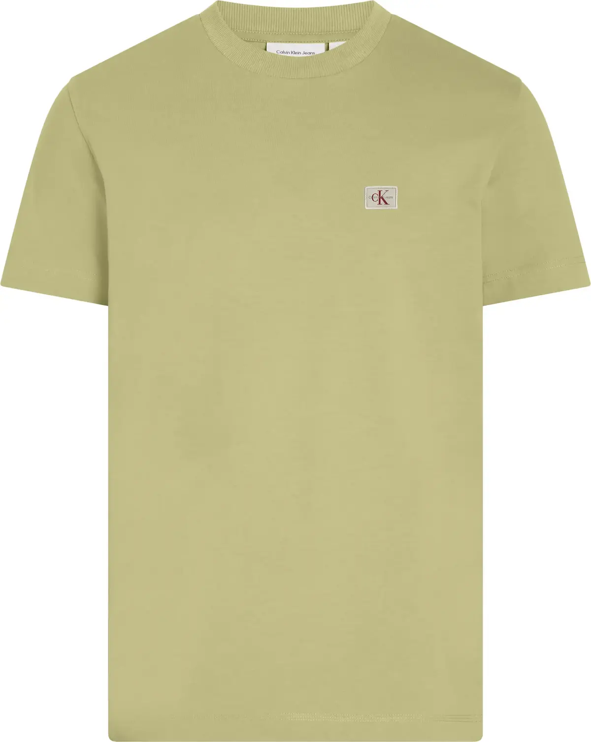 Calvin Klein WOVEN LABEL REGULAR, LHE Yeşil Erkek T-Shirt & Polo
