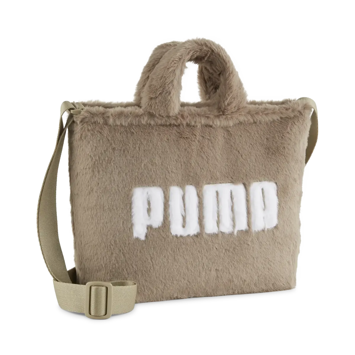PUMA Core Fur Mini Tote Bag Kadın Kahverengi Omuz Çanta