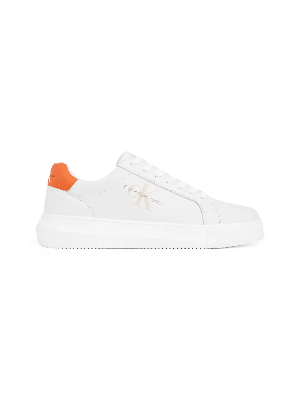 Calvin Klein CHUNKY CUPSOLE MONO Beyaz Erkek Spor Ayakkabı & Sneaker