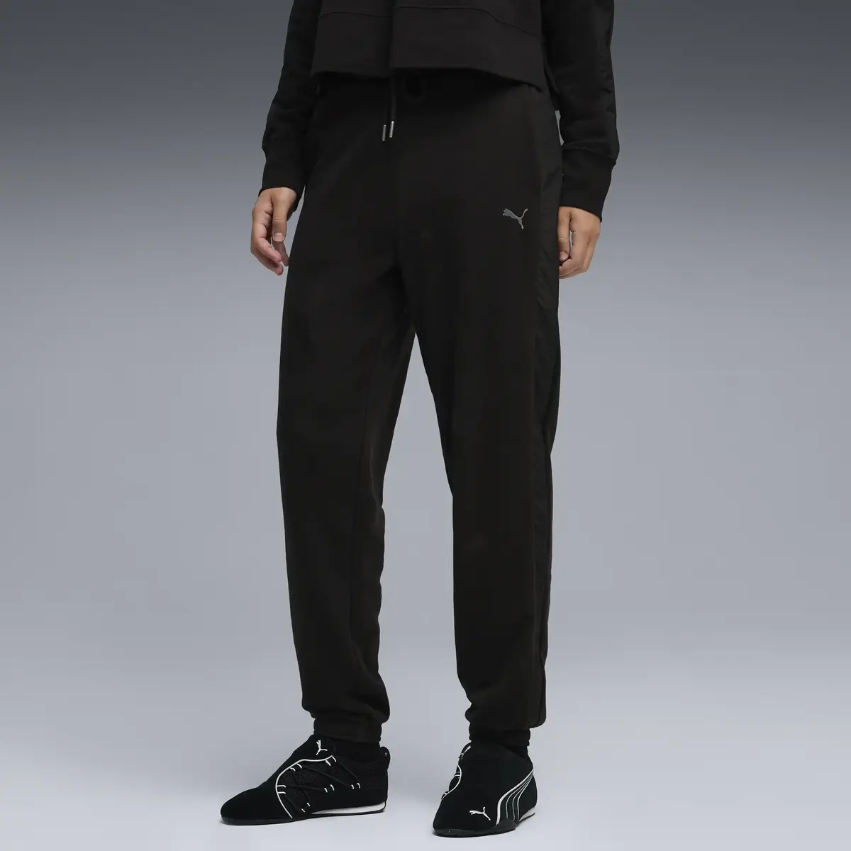 Puma HER Comfort High-Waist Pants Siyah Kadın Eşofman Altı
