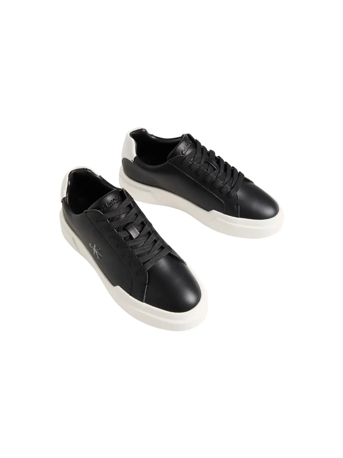 Calvin Klein CHUNKY CUPSOLE LACEU Siyah Kadın Deri Sneaker