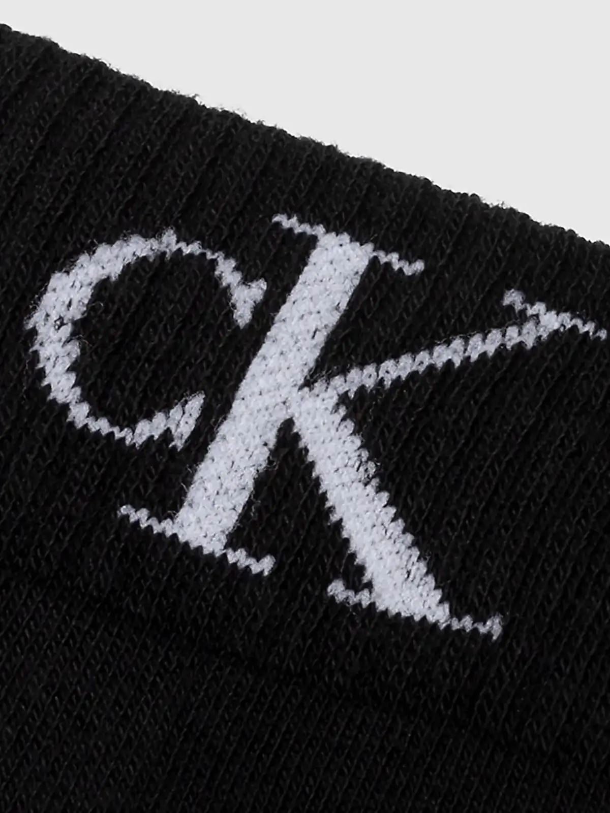 Calvin Klein CKJ MEN QUARTER 2P MONOGRAM Erkek Siyah Çorap