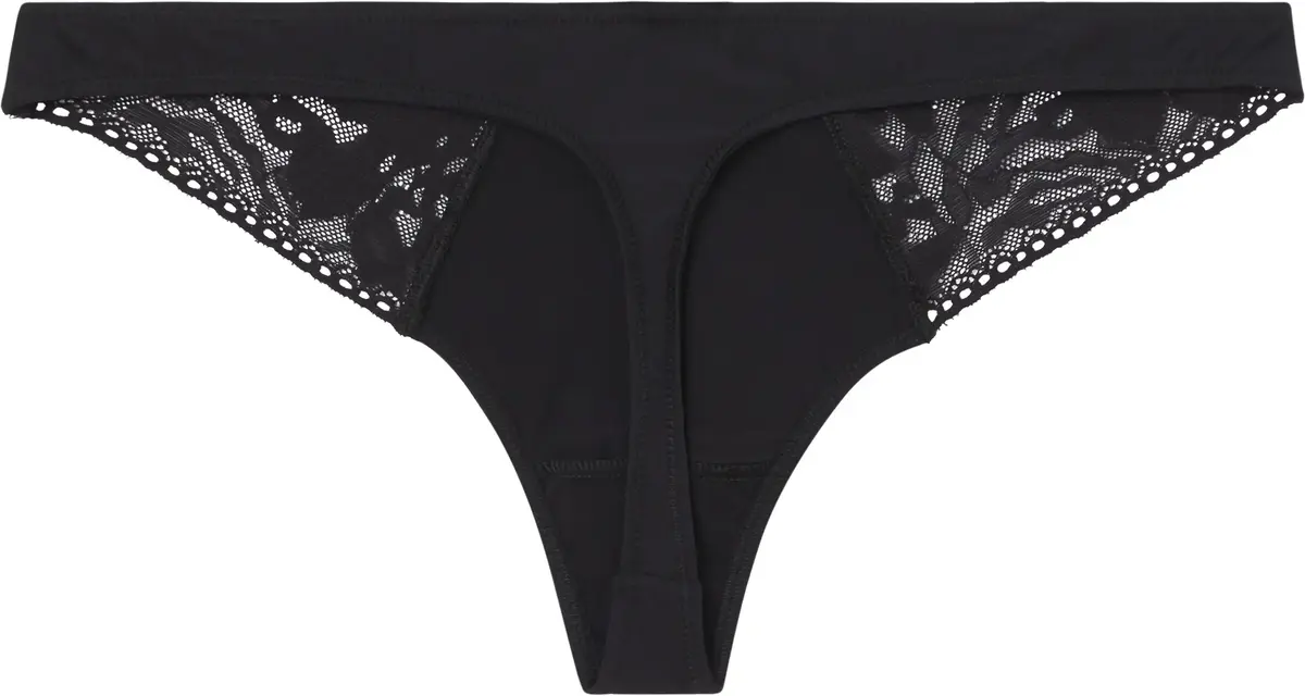 Calvin Klein THONG Kadın Siyah Tanga