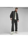 Puma LUXE SPORT T7 Woven AOP Jacket Siyah Erkek Fermuarlı Sweatshirt