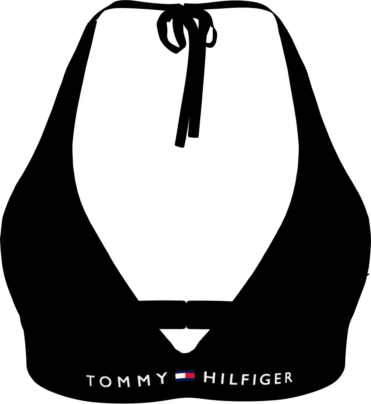 Tommy Hilfiger HALTER RP, BDS Siyah Kadın Bikini Üstü