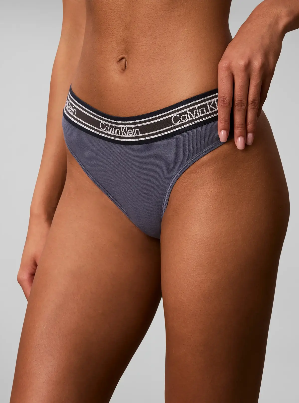 Calvin Klein THONG Gri Tanga