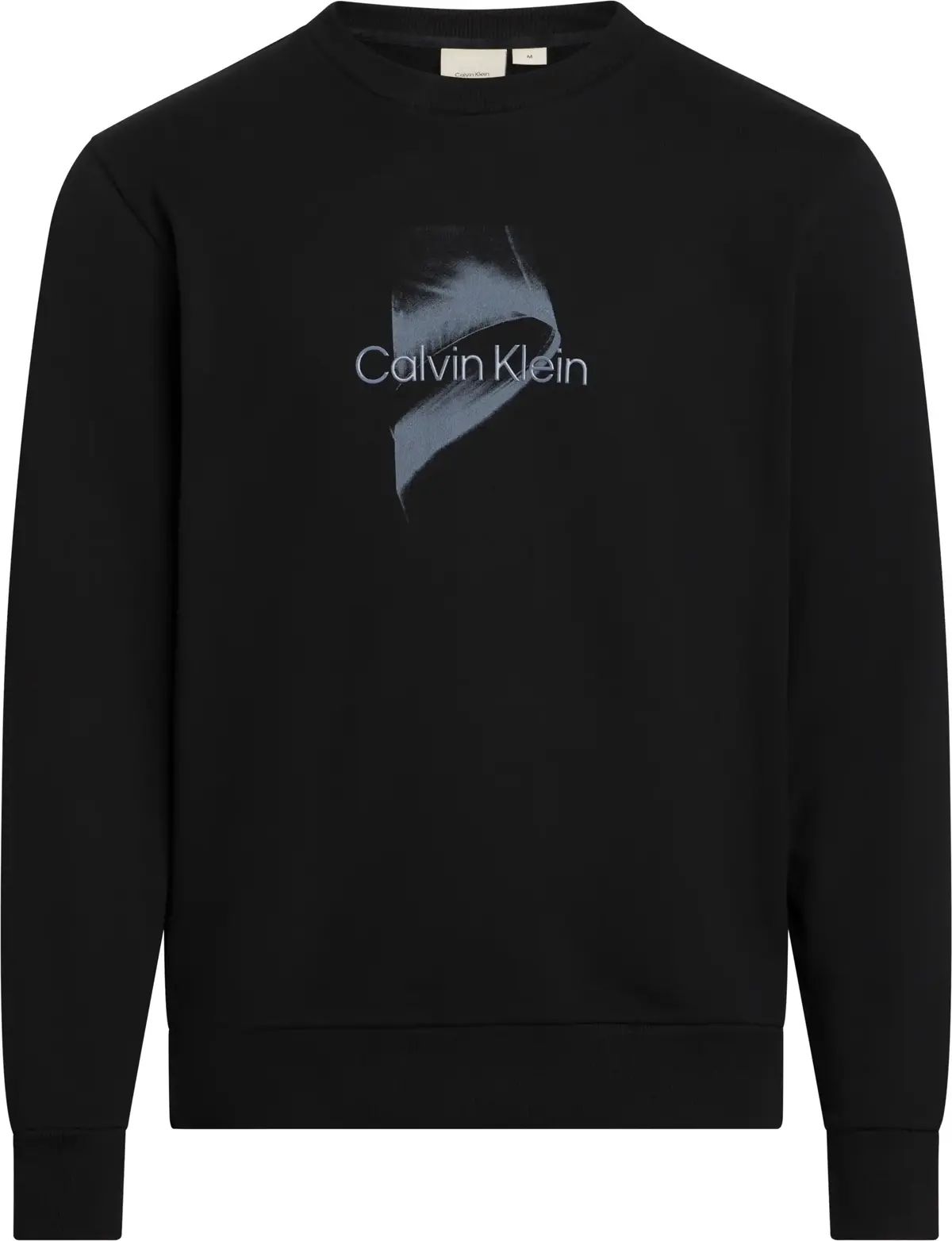 Calvin Klein RAISED GEL LOGO SWEA, BEH Siyah Erkek Sweatshirt