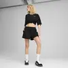 Puma WARDROBE ESS Woven Shorts Siyah Kadın Tayt