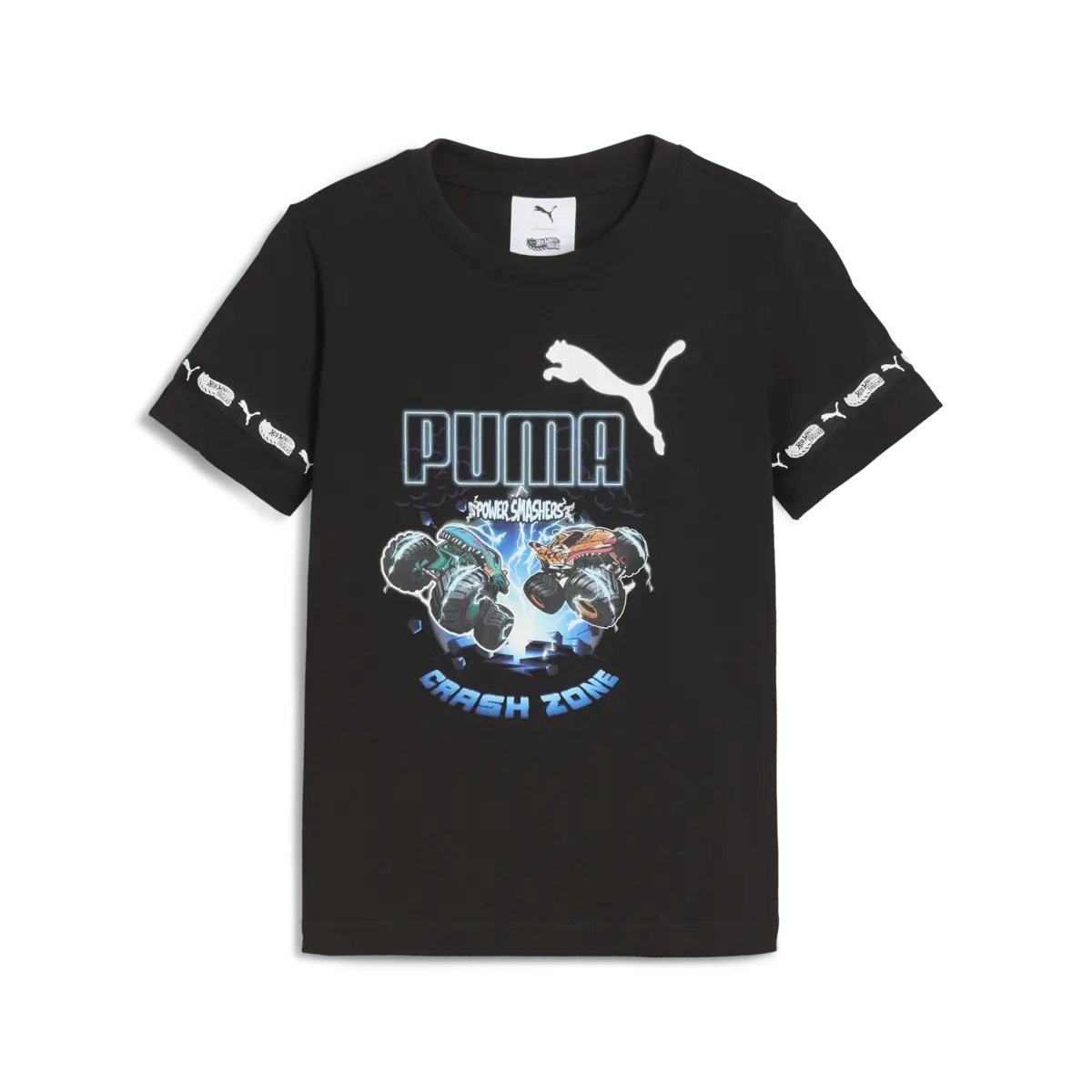 Puma X HOT WHEELS Tee Siyah Erkek T-Shirt & Polo