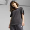 Puma DARE TO Relaxed Washed Tee Koyu Gri Kadın T-Shirt
