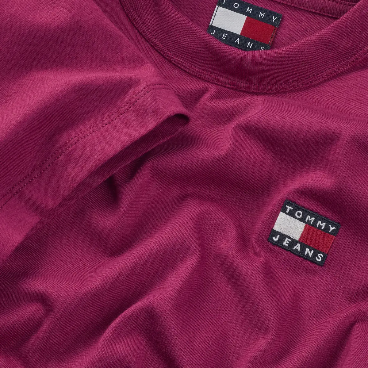Tommy Hilfiger TJW REG BADGE TEE, XIP Pembe Kadın T-Shirt & Polo