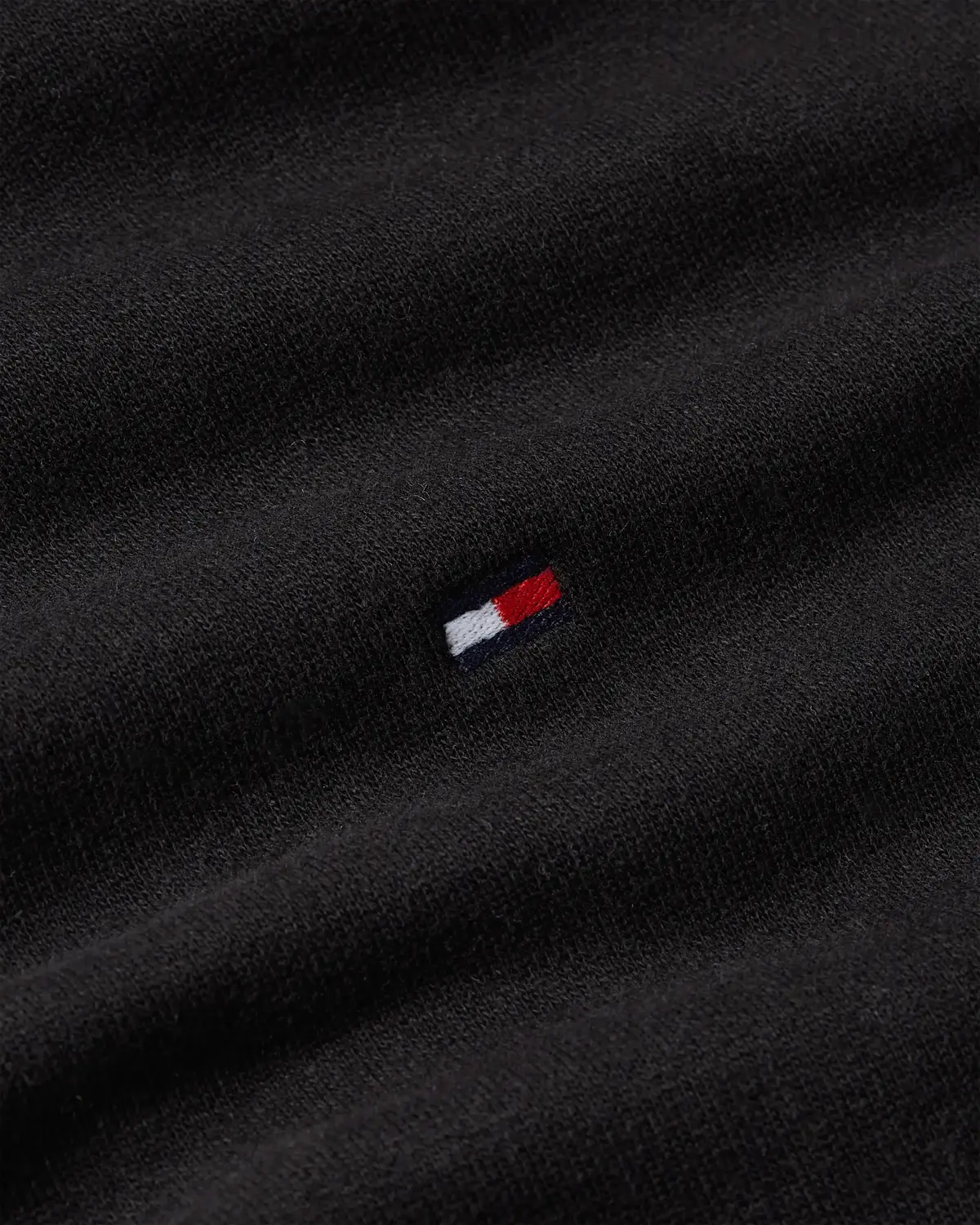 Tommy Hilfiger ESSENTIAL FLEECE HOO Erkek Siyah Hoodie