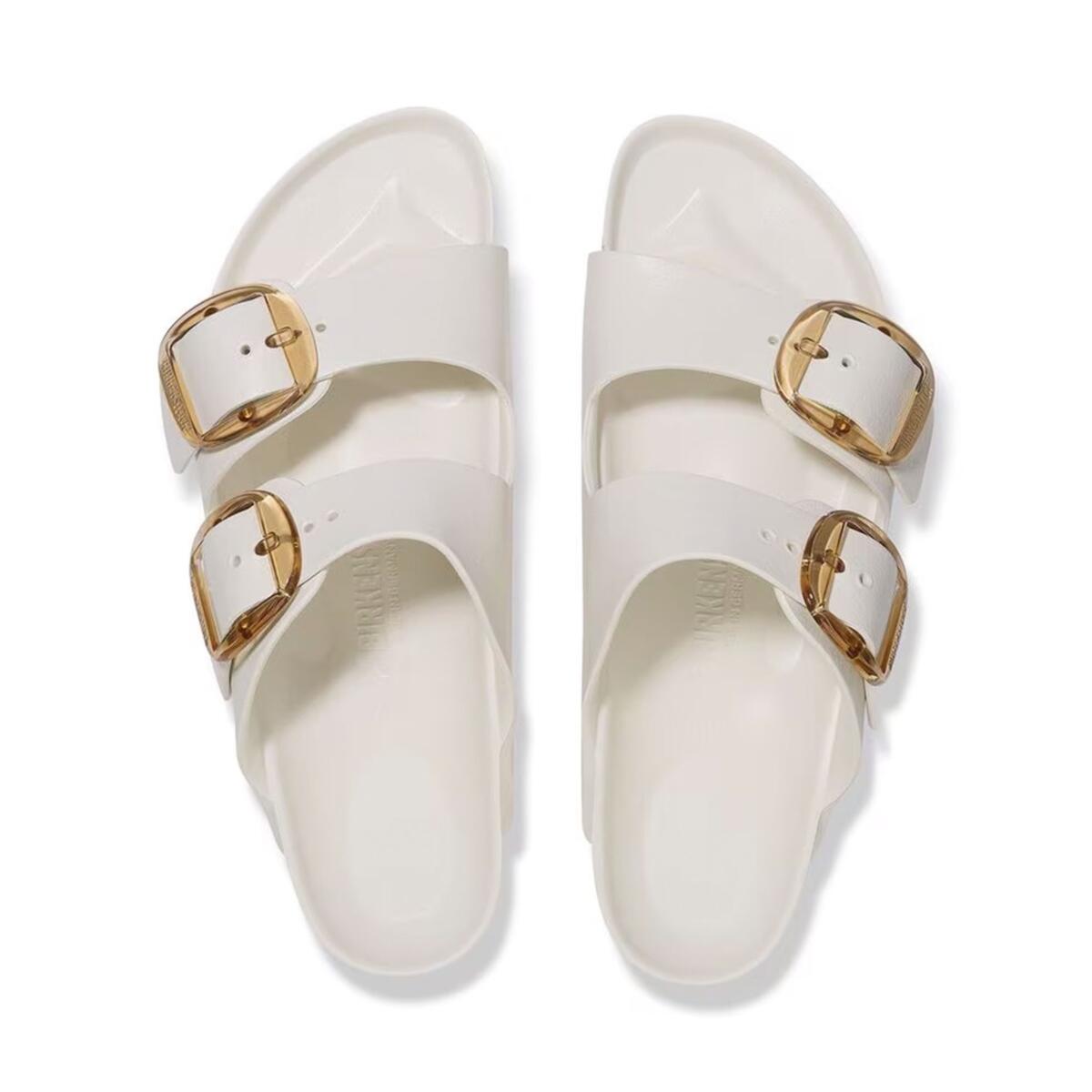 Birkenstock Arizona Eva Big Buckle Beyaz Kadın Plaj Terliği