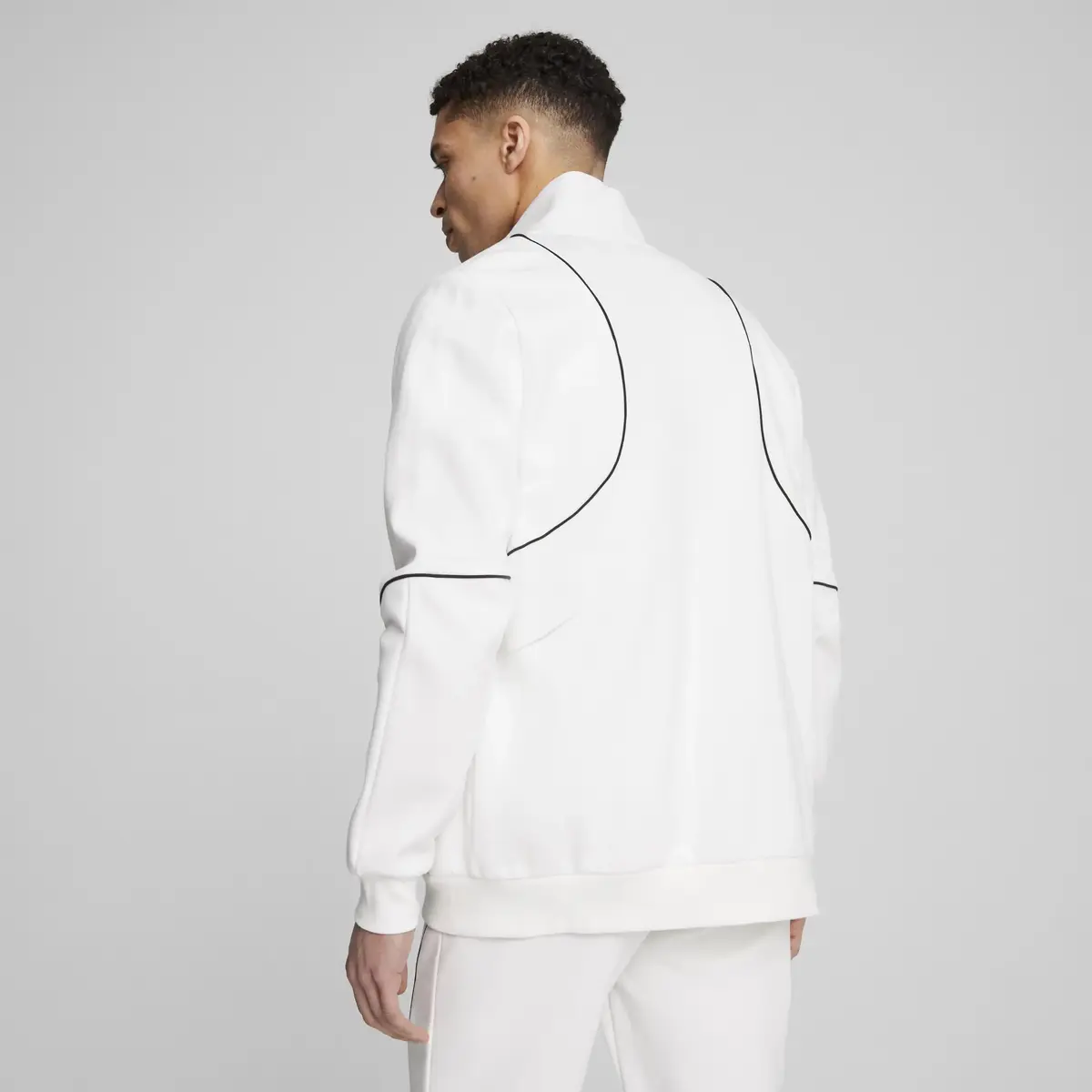 Puma BMW MMS SWEAT JKT Beyaz Erkek Sweatshirt
