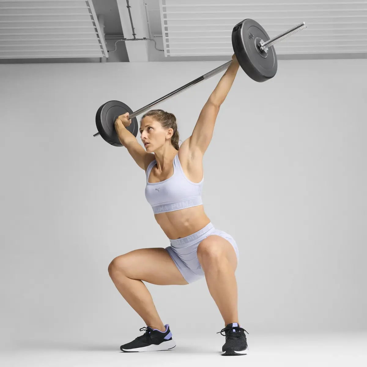 PUMA MOVE LACE BRA Mavi Kadın Spor Sütyeni