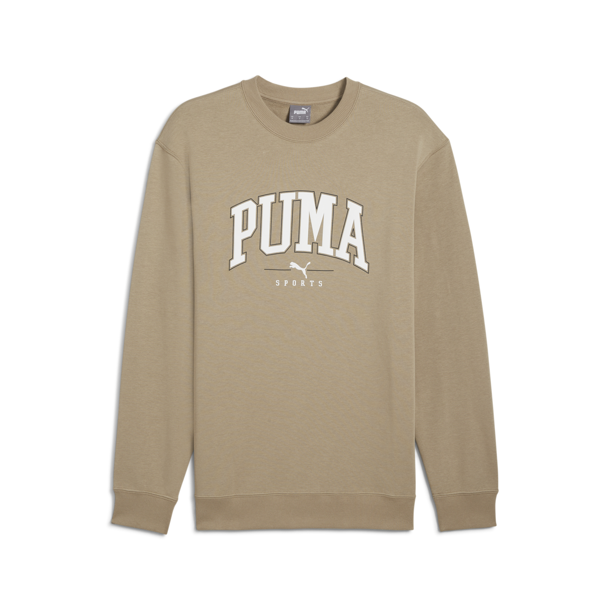 Puma PUMA SQUAD Crew Bej Erkek Sweatshirt