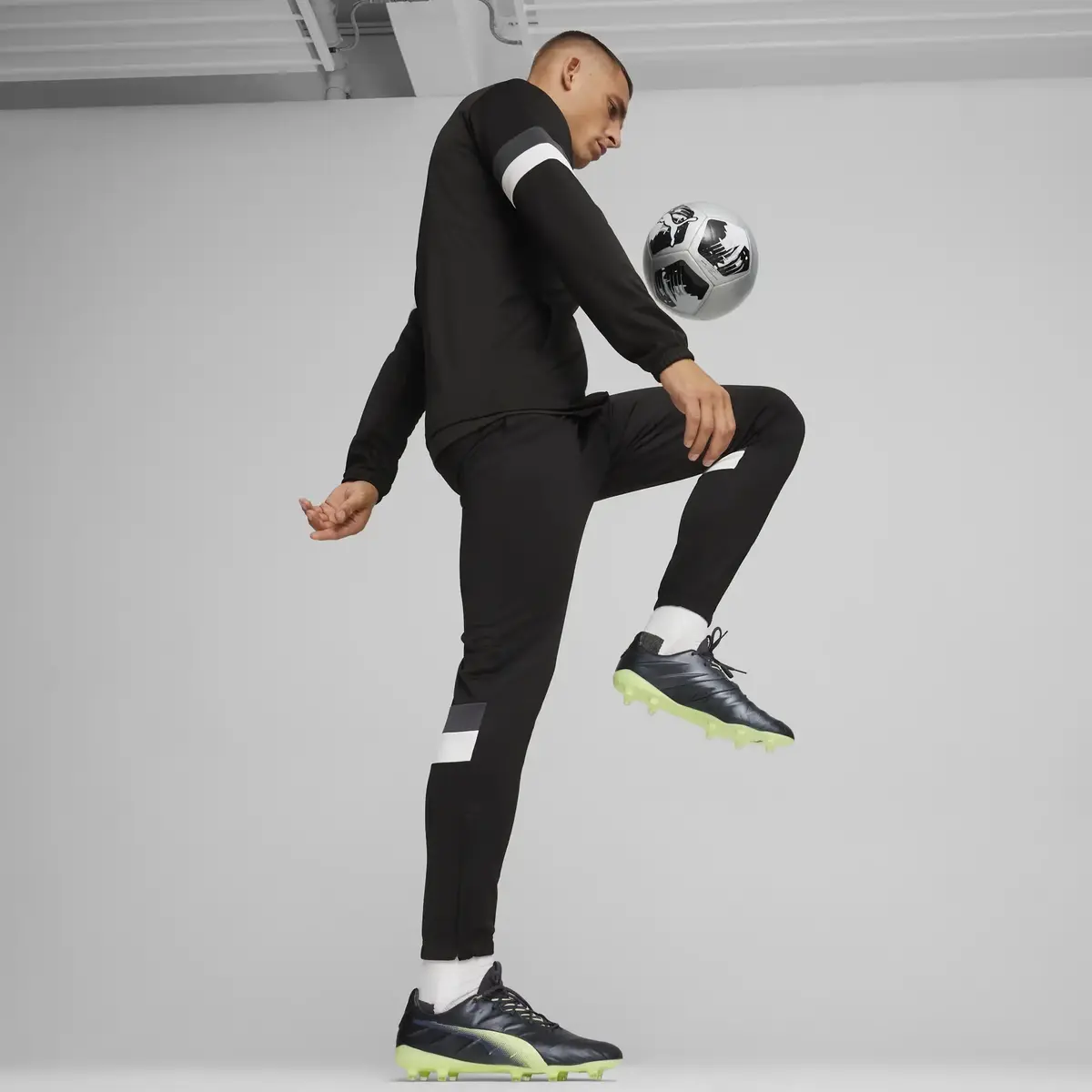 Puma teamRISE Tracksuit Siyah Erkek Eşofman Takımı