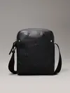 Calvin Klein MONOGRAM SOFT REPORT Erkek Siyah Omuz Çanta