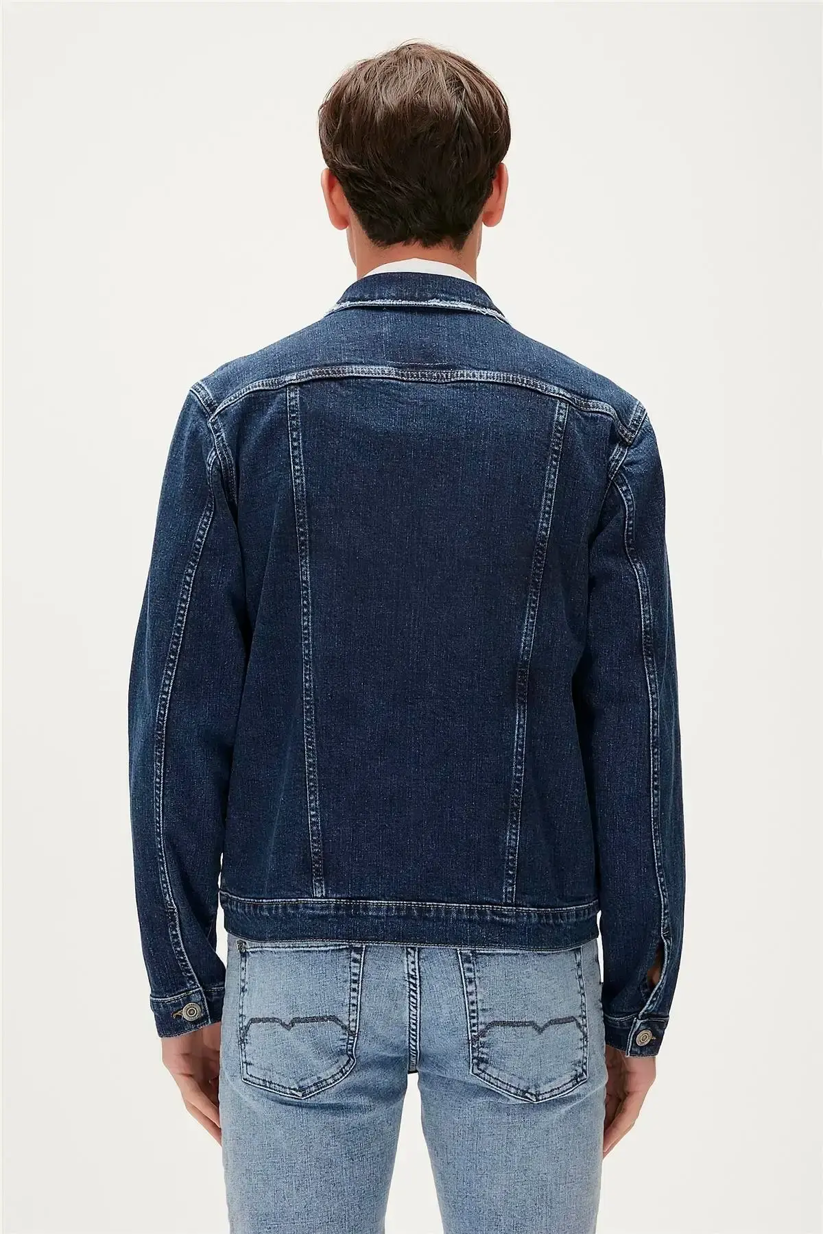 BAD BEAR ROY DENIM JACKET Erkek Lacivert Kot Ceket