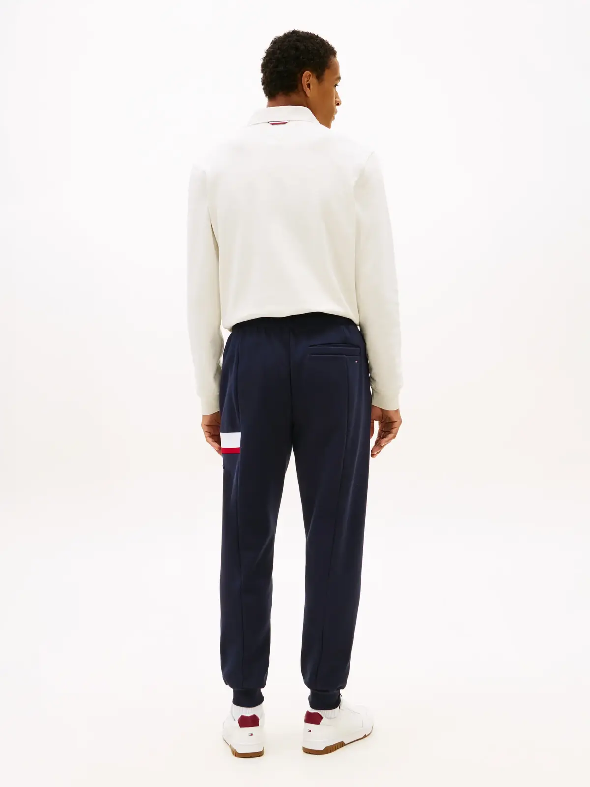 Tommy Hilfiger RWB INSERT SWEATPANT, DW5 Siyah Erkek Eşofman Altı
