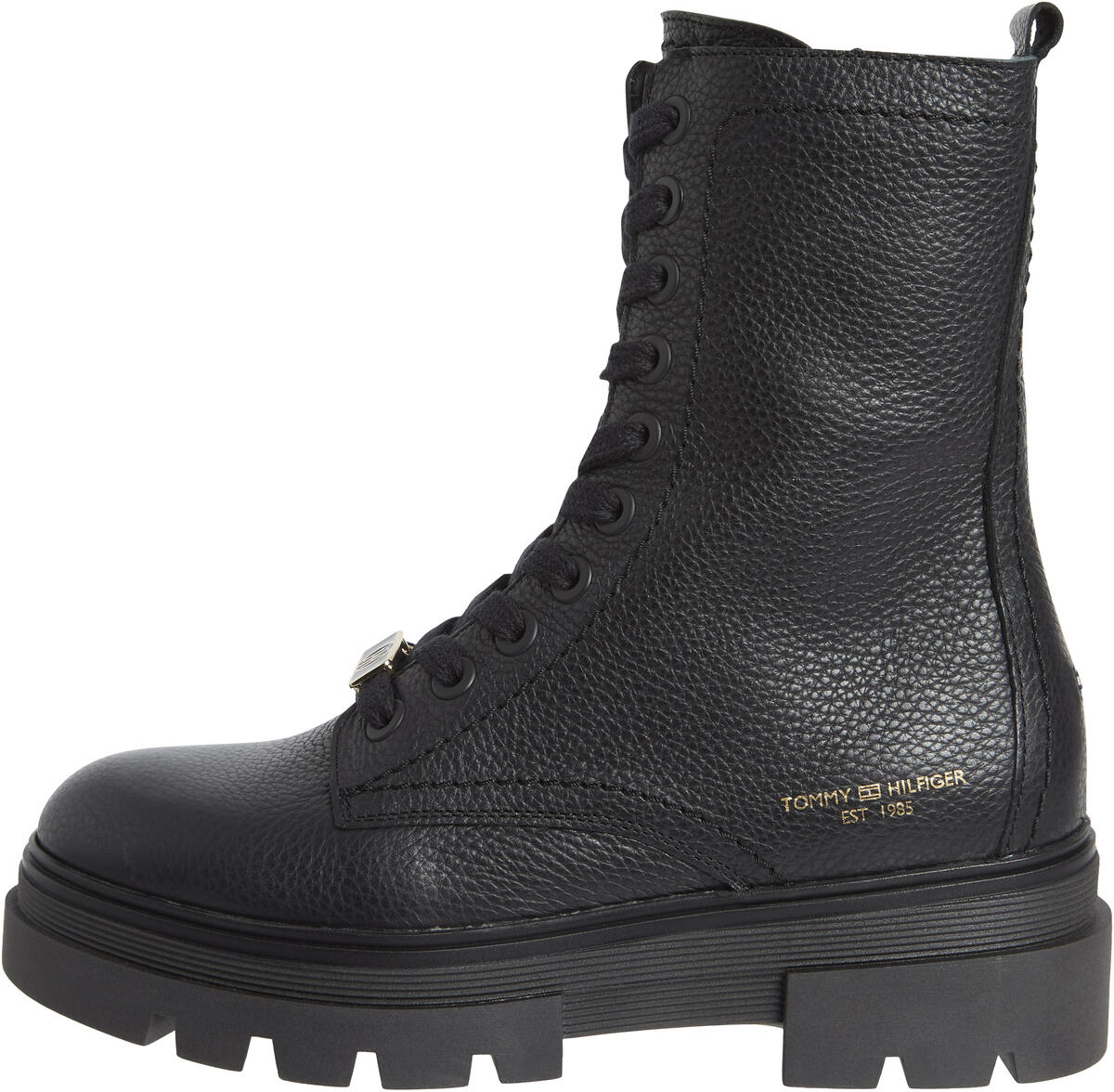 Tommy Hilfiger MONOCHROMATIC LACE U Kadın Siyah Bot