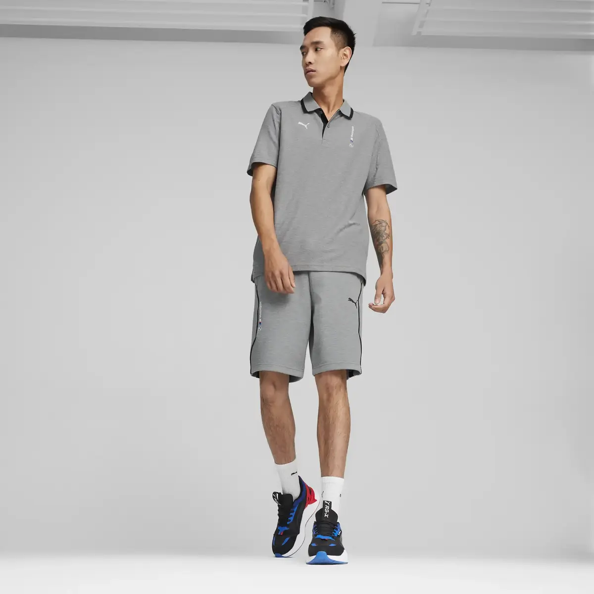 Puma BMW MMS Polo Gri Erkek T-Shirt & Polo
