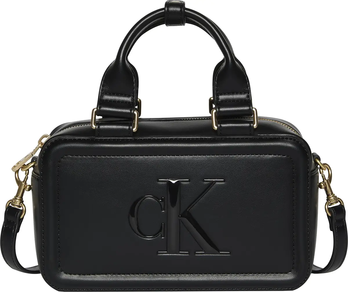 Calvin Klein BOLD CK ELONGATED MINI TOTE Kadın Siyah El Çanta
