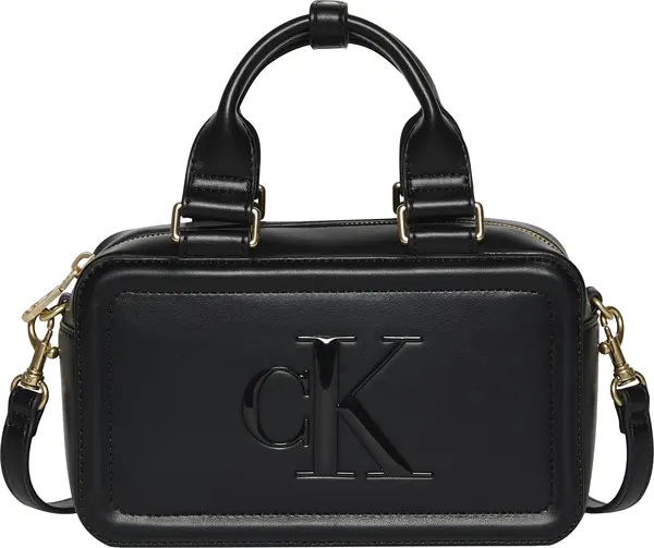Calvin Klein BOLD CK ELONGATED MINI TOTE Kadın Siyah El Çanta