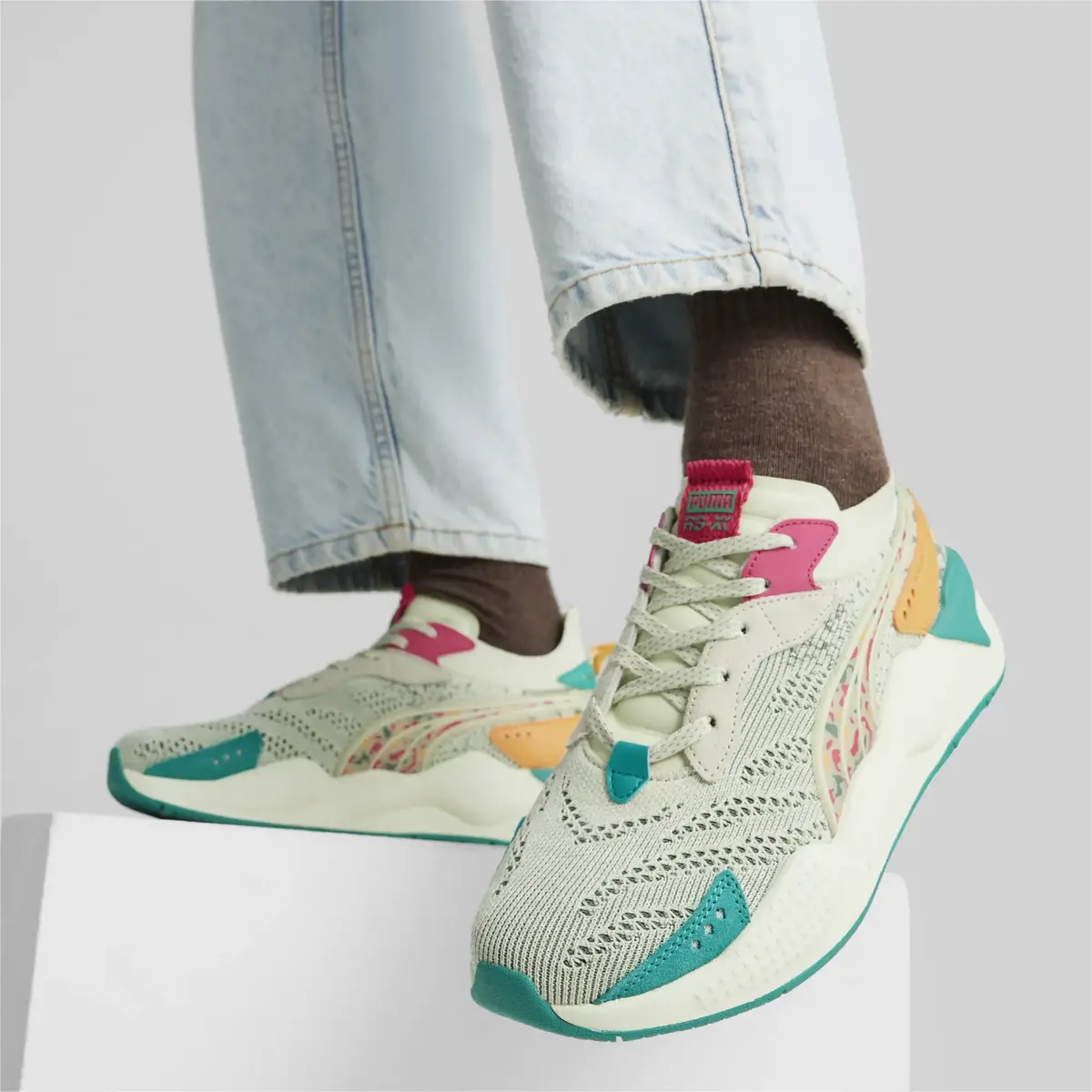 Puma RS-XK Tropical Yeşil Erkek Günlük Spor Ayakkabı