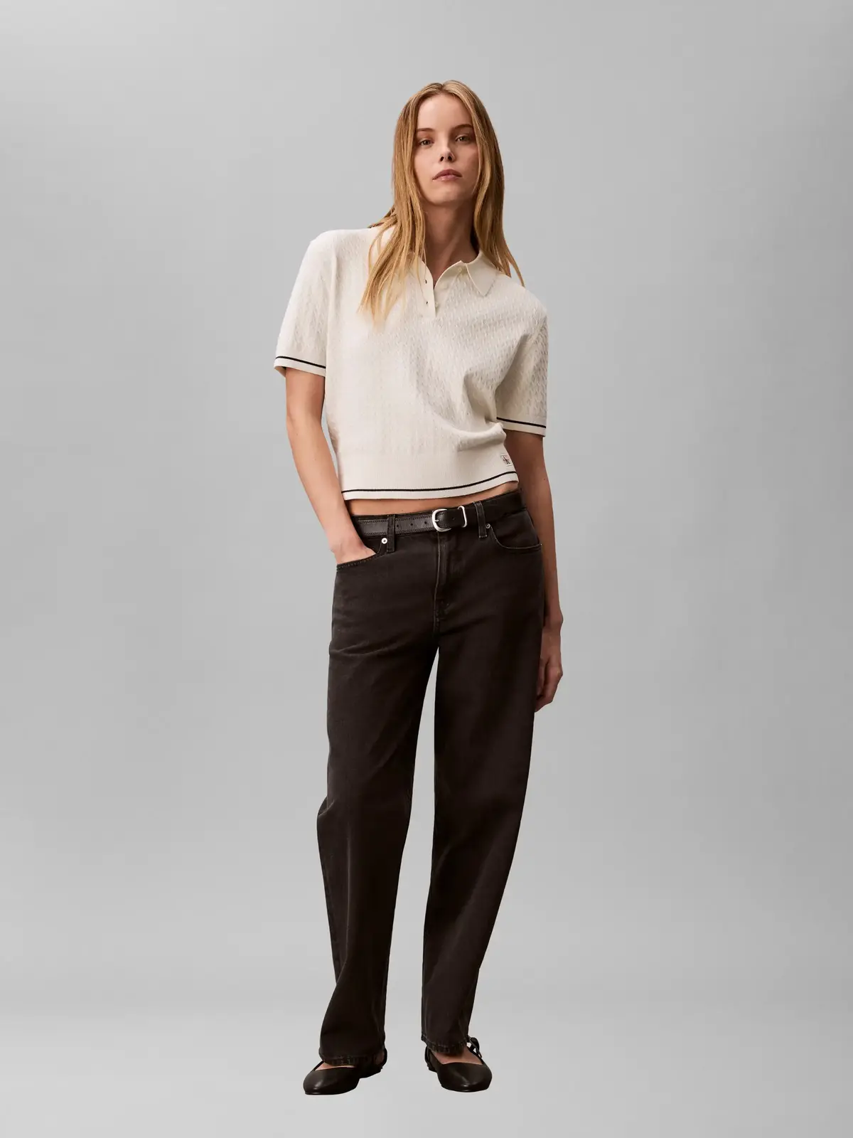 SS WOVEN LABEL CROPP, YAS