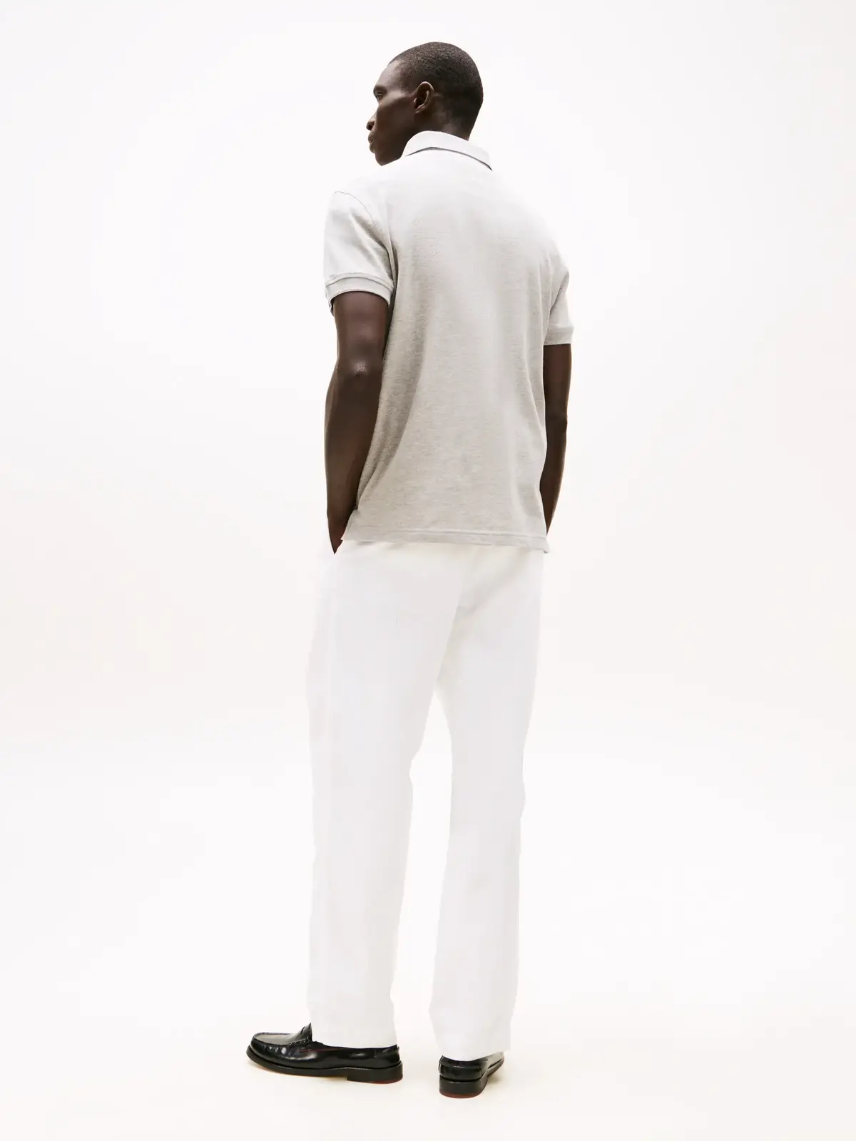 Tommy Hilfiger 1985 REGULAR POLO Erkek Gri T-Shirt