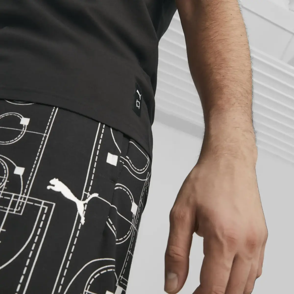 Puma Courtside Booster Erkek Siyah Basketbol Şortu