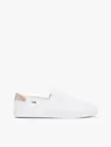 Tommy Hilfiger VULC CANVAS SLIP-ON, YBS Beyaz Kadın Spor Ayakkabı & Sneaker