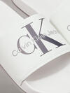 Calvin Klein SLIDE MONOGRAM CO Erkek Beyaz Terlik