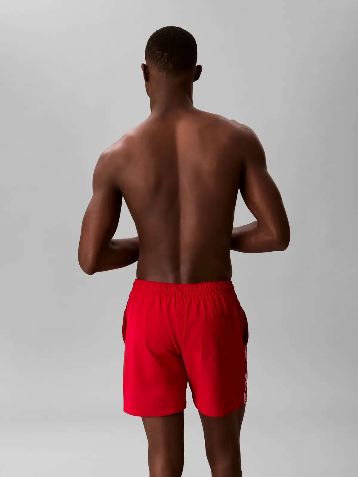 Calvin Klein MEDIUM DRAWSTRING CO Kırmızı Erkek Deniz Şortu