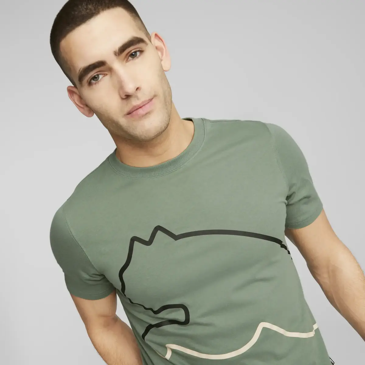 Puma GRAPHICS Big Cat Tee Erkek T-Shirt & Polo