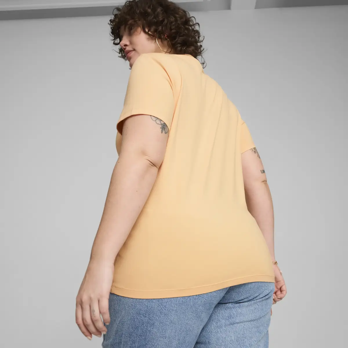 Puma Classics Slim Tee Turuncu Kadın T-Shirt