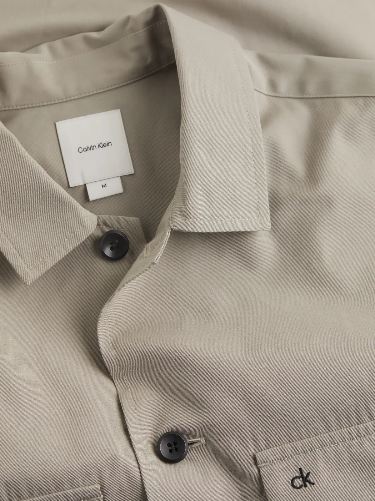 Calvin Klein COTTON BLEND OVERSHI, RAJ Bej Erkek Gömlek