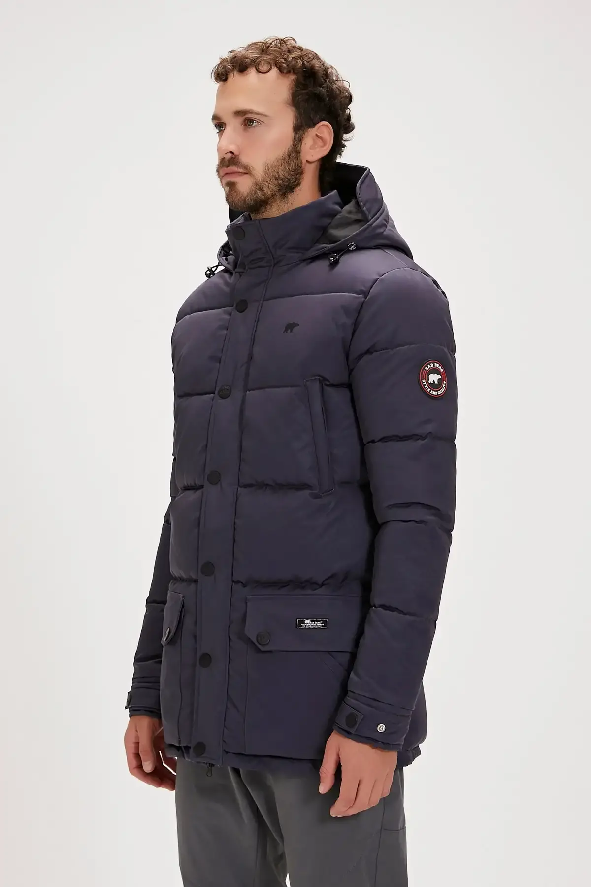 BAD BEAR COLONEL PUFFER COAT Erkek Lacivert Mont