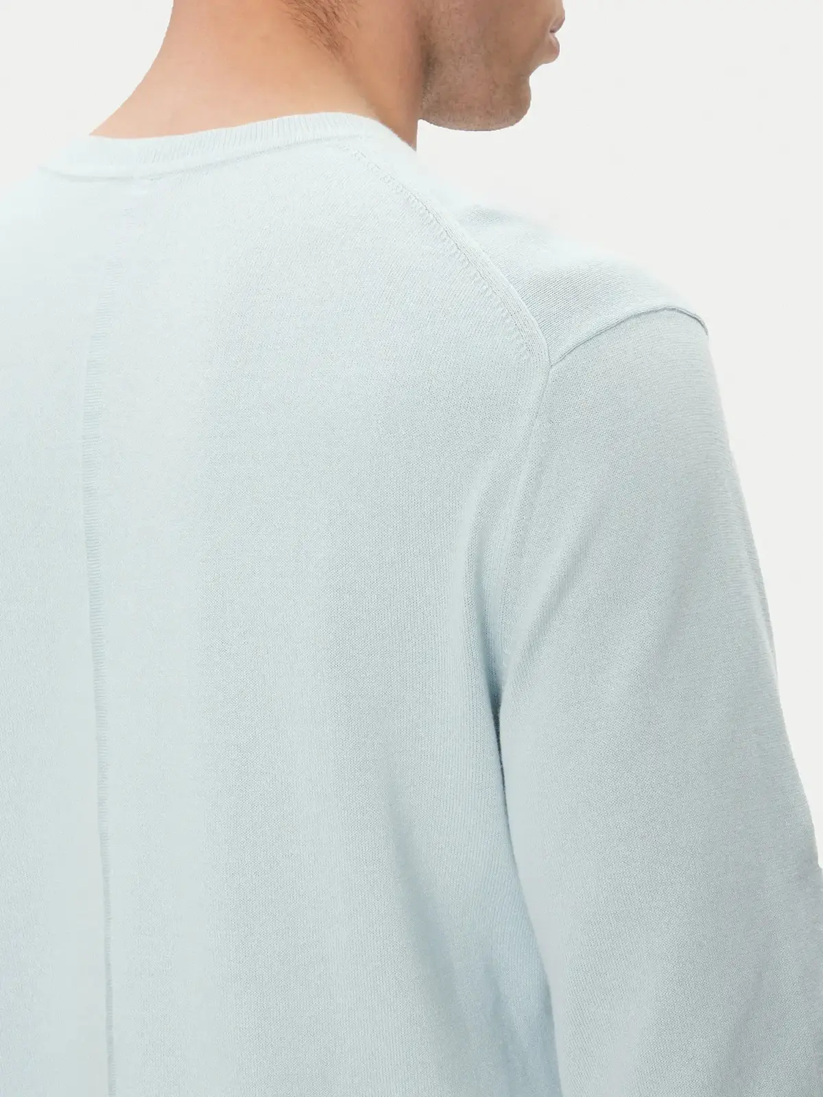 Calvin Klein LS SUPIMA COTTON CREWNK SWEATER Mavi Erkek Kazak