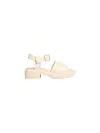 Calvin Klein CHUNKY SANDAL LTH MG, Z01 Bej Kadın Sandalet