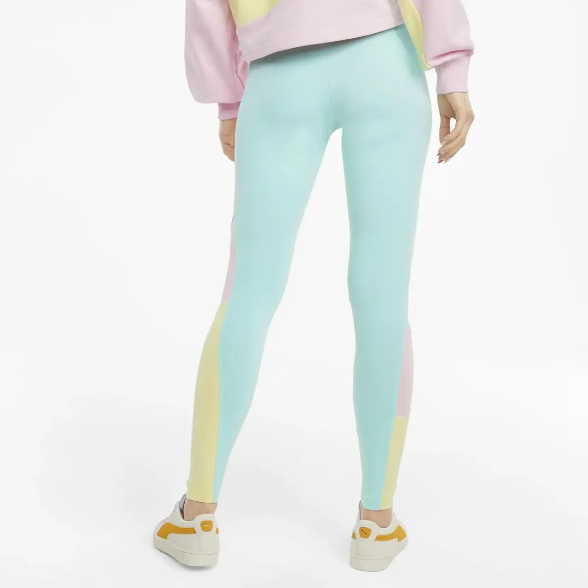 Puma Intl High Waist Leggings Beach Glas Mavi Kadın Tayt