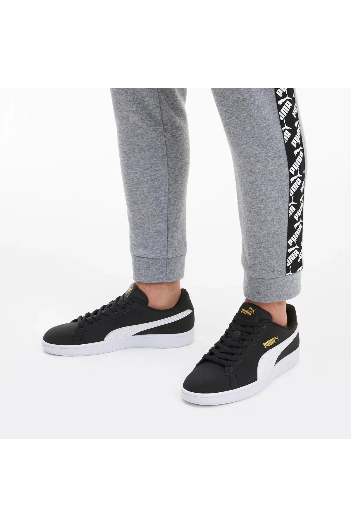 Puma Smash v2 Buck Siyah Kadın Günlük Spor Ayakkabı